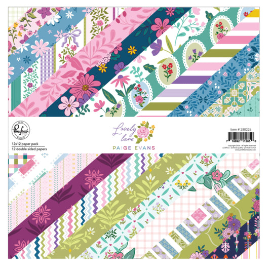 Pinkfresh Studio - Lovely Lane by Paige Evans - 12x12 Paper Pack
