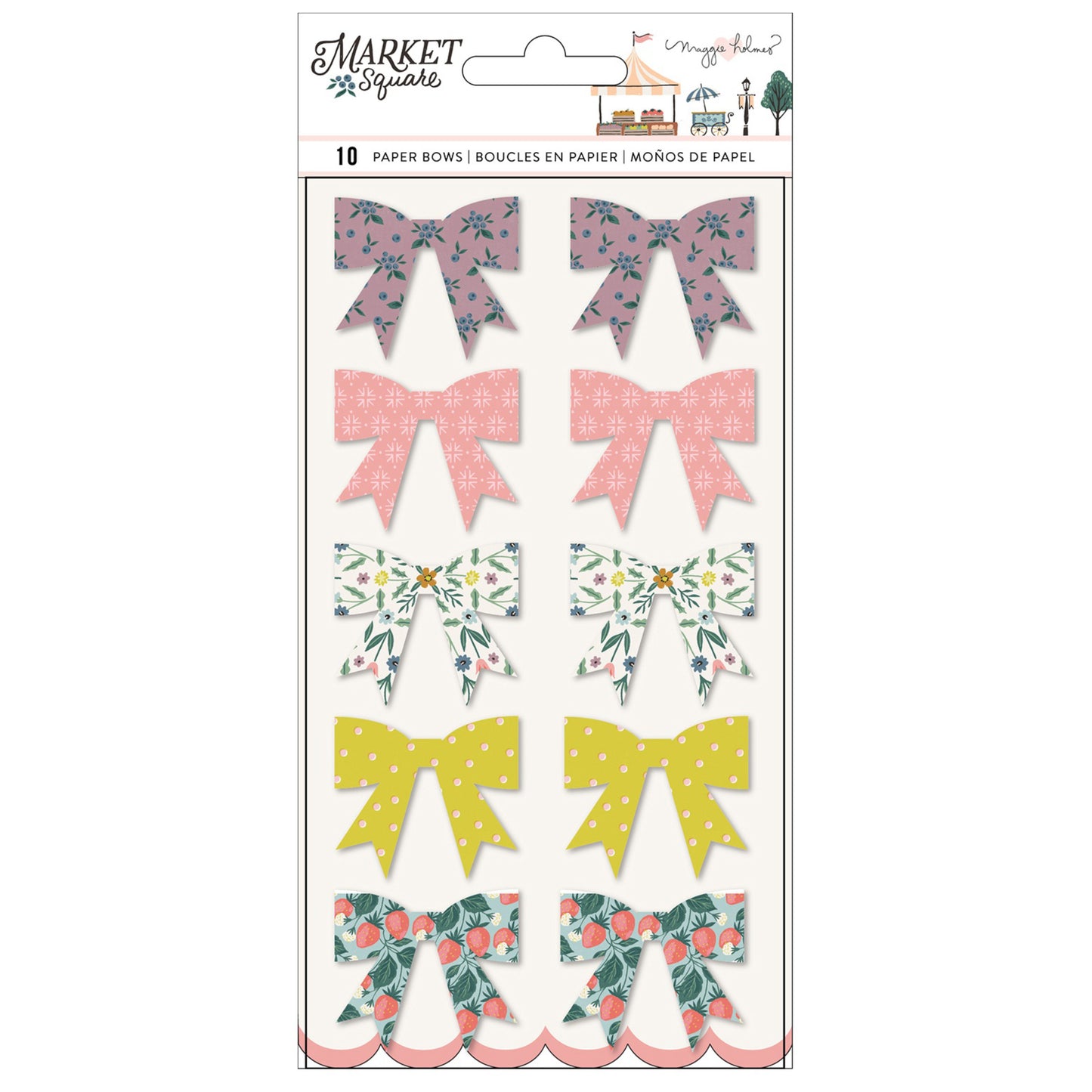 Maggie Holmes - Market Square - Paper Bows