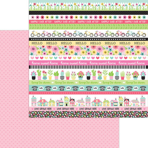 Doodlebug 12" x 12" Scrapbook Paper - My Happy Place - Love This