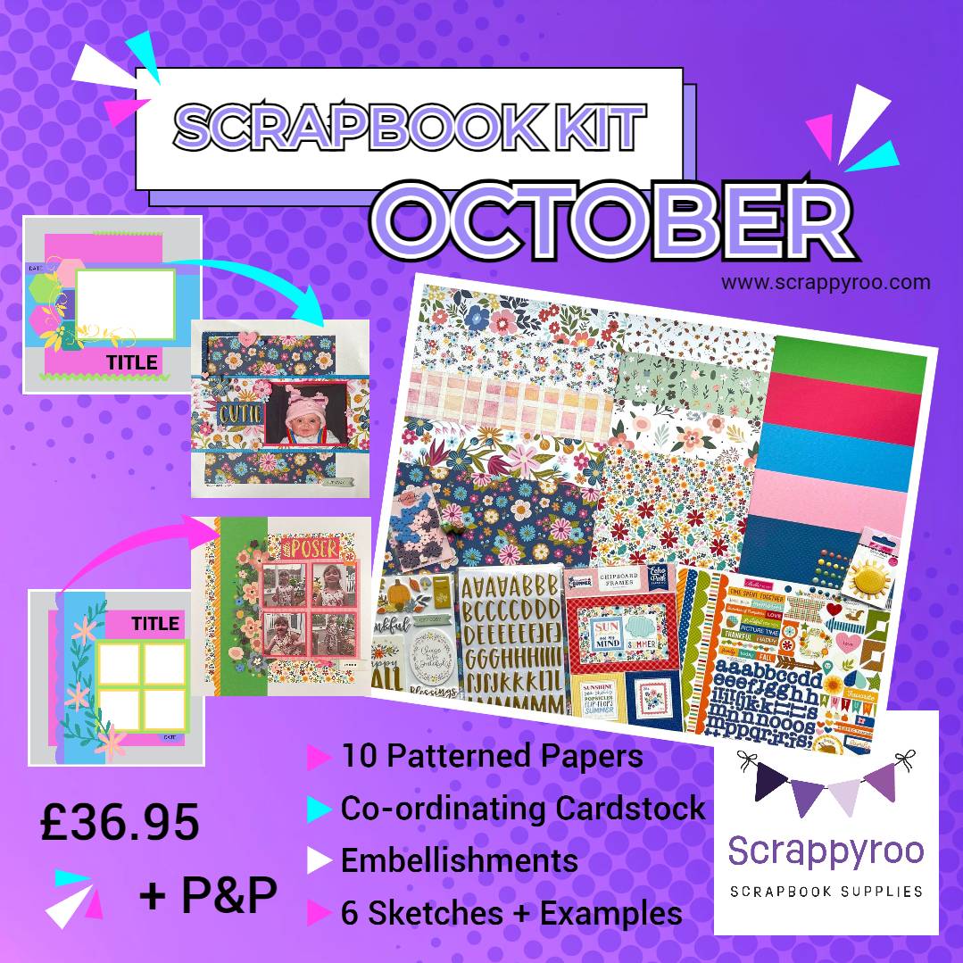 Scrappyroo Monthly Kit - October 2024