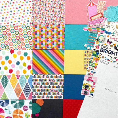 Scrappyroo Monthly Kit - Parade of Colour