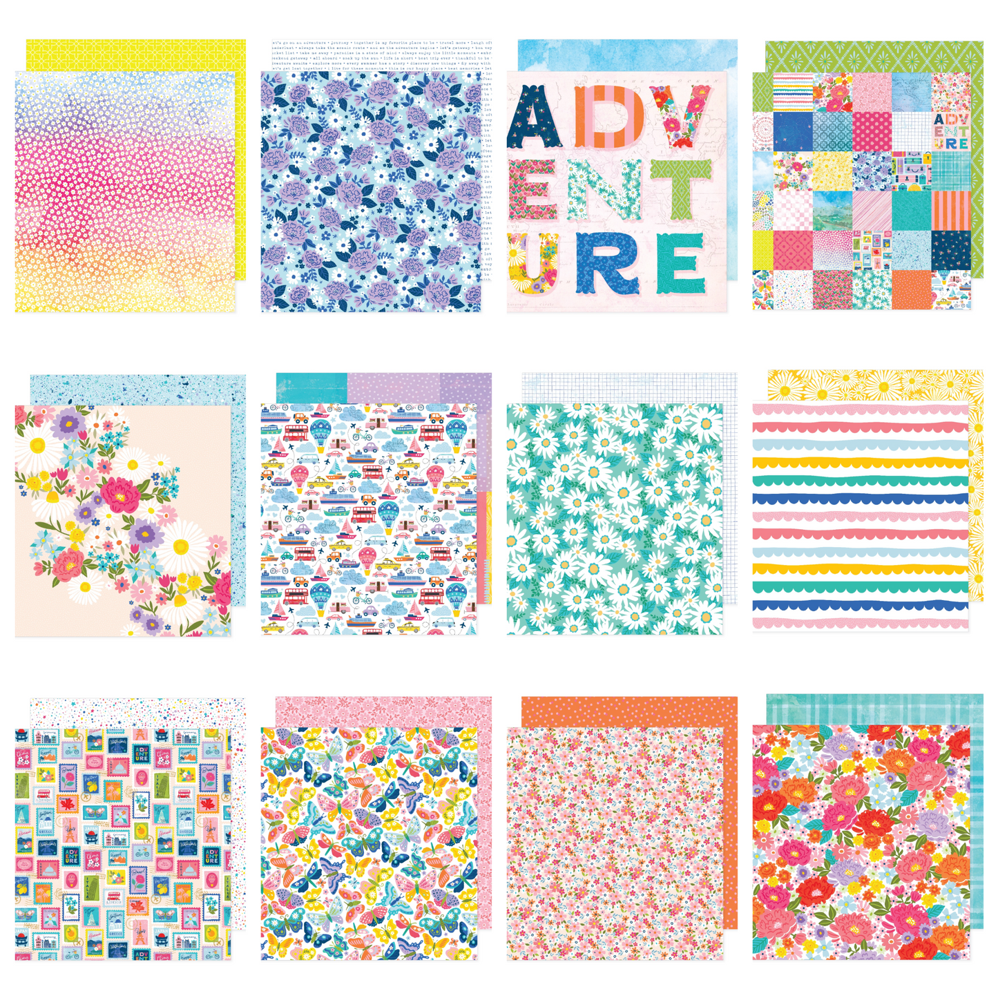 Paige Evans - Adventurous - Scrapbook Papers