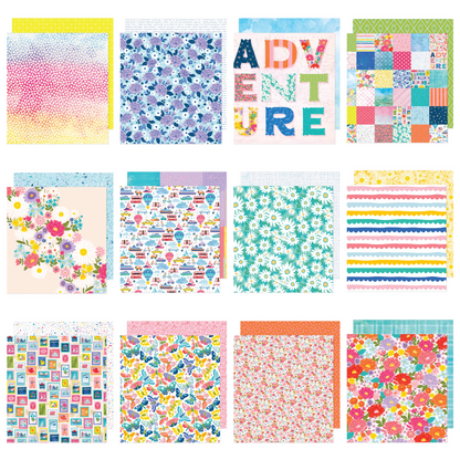 Paige Evans - Adventurous - Scrapbook Papers