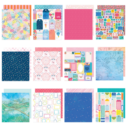 Paige Evans - Adventurous - Scrapbook Papers