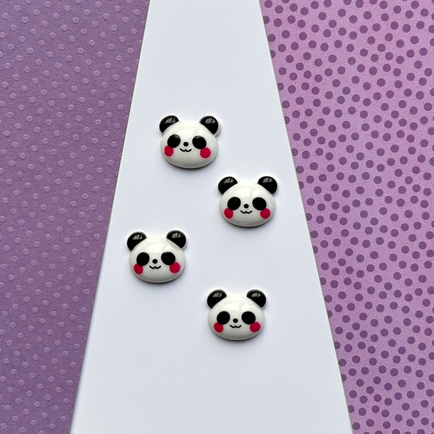 Flatback Pands Embellishments - Set of 4 - Scrapbooking & Card Making Accents