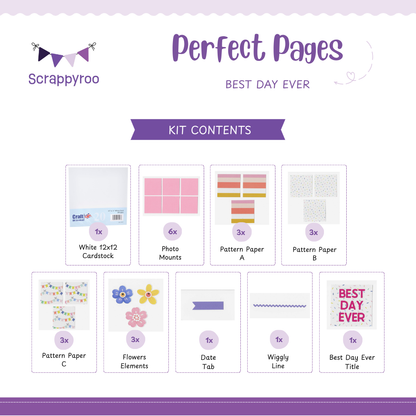 Scrappyroo Perfect Page Kit -  Best Day Ever
