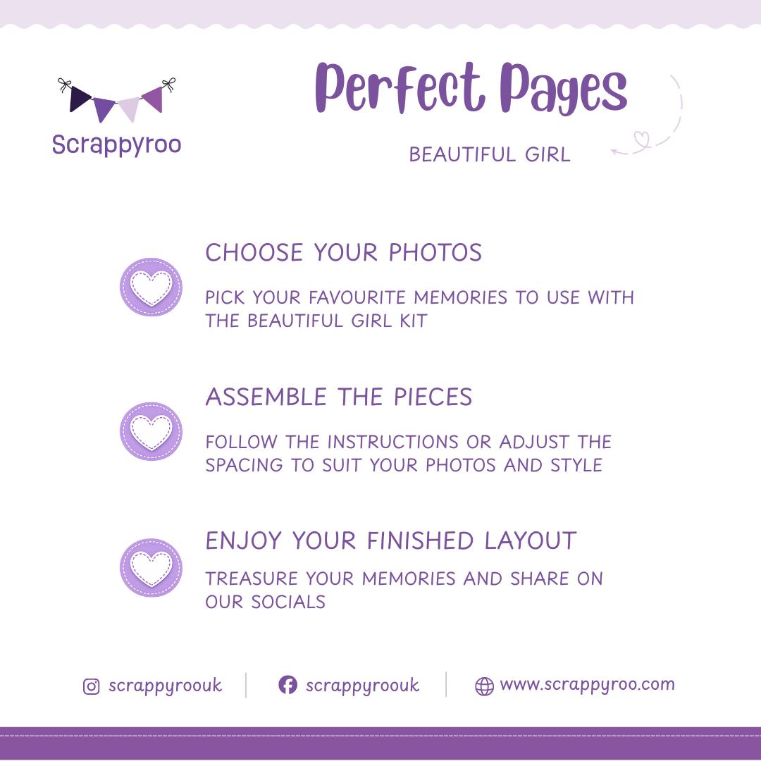 Scrappyroo Perfect Page Kit -  Beautiful Girl
