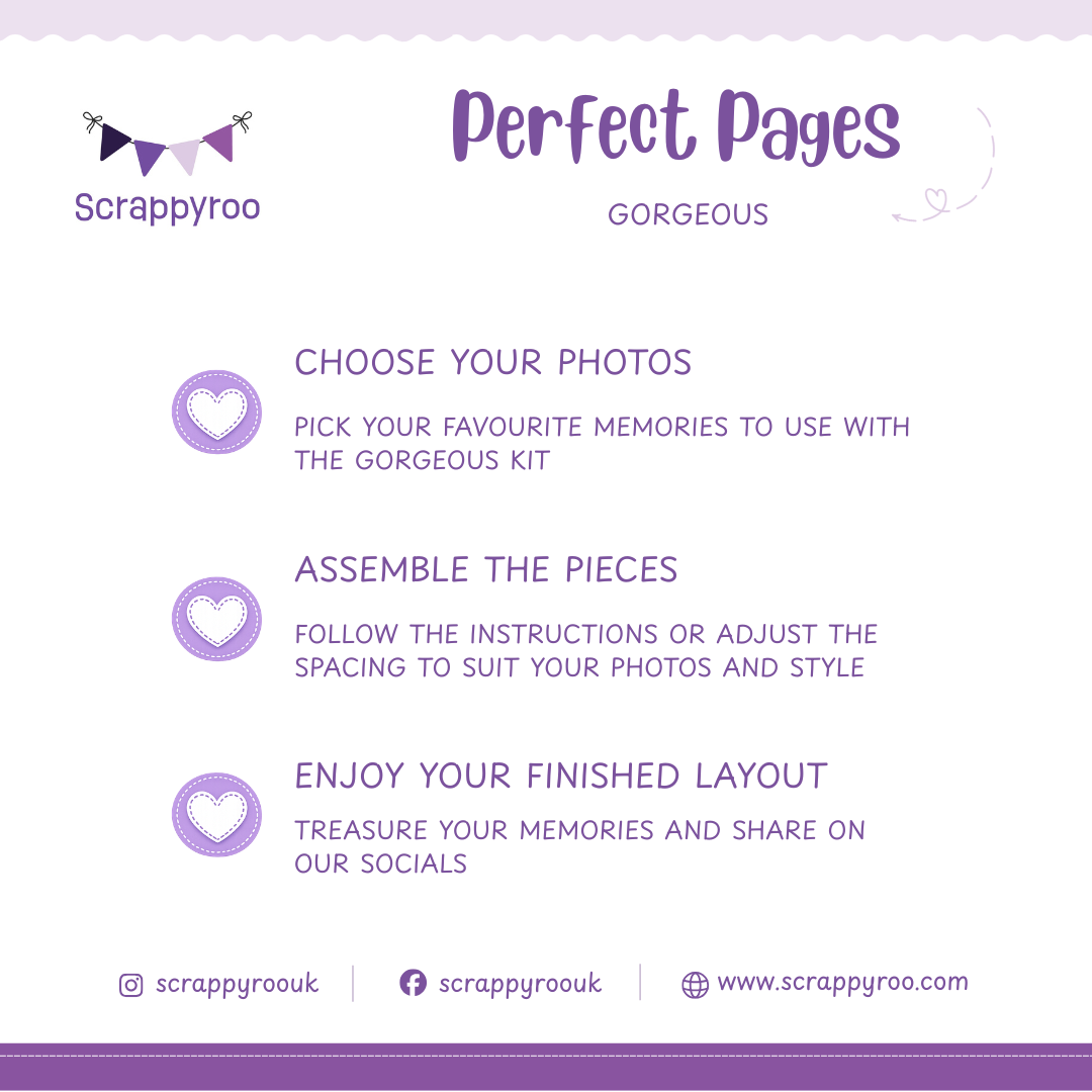 Scrappyroo Perfect Page Kit - Gorgeous