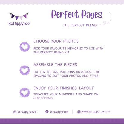 Scrappyroo Perfect Page Kit -  The Perfect Blend