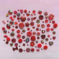 100 Piece Embellishment Set - Red