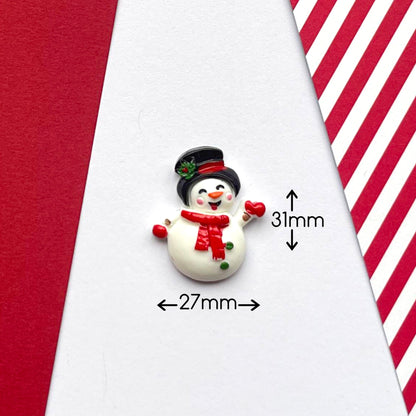Scrappyroo Embellishments - Happy Snowmen