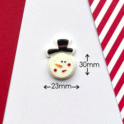 Scrappyroo Embellishments - Snowman Heads