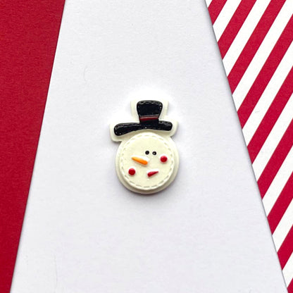 Scrappyroo Embellishments - Snowman Heads