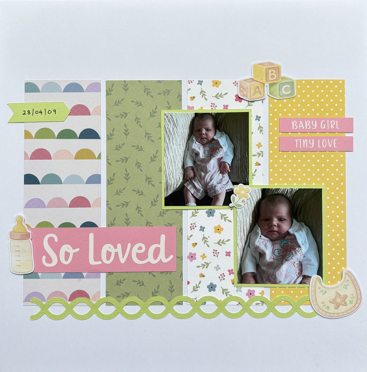 Scrappyroo Perfect Page Kit -  So Loved (Girl)