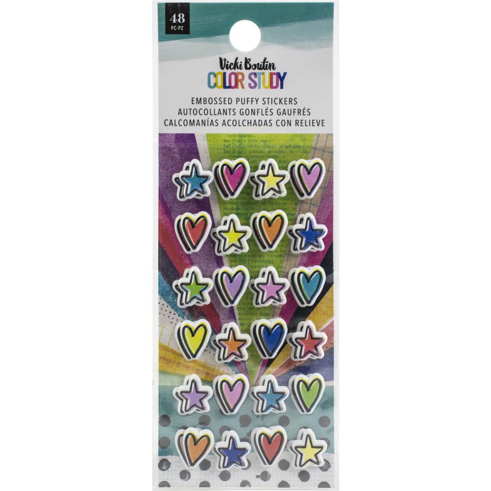 Vicki Boutin - Color Study - Embossed Puffy Stickers