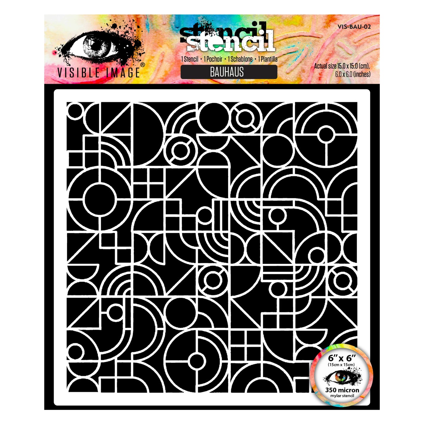 Visible Image - Bauhaus - 6x6 Stencil