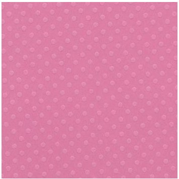 Bazzill Basics - 12x12 Dotted Swiss Cardstock - Ballet - Scrappyroo