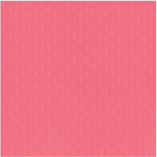 Bazzill Basics - 12x12 Dotted Swiss Cardstock - Coral Reef - Scrappyroo