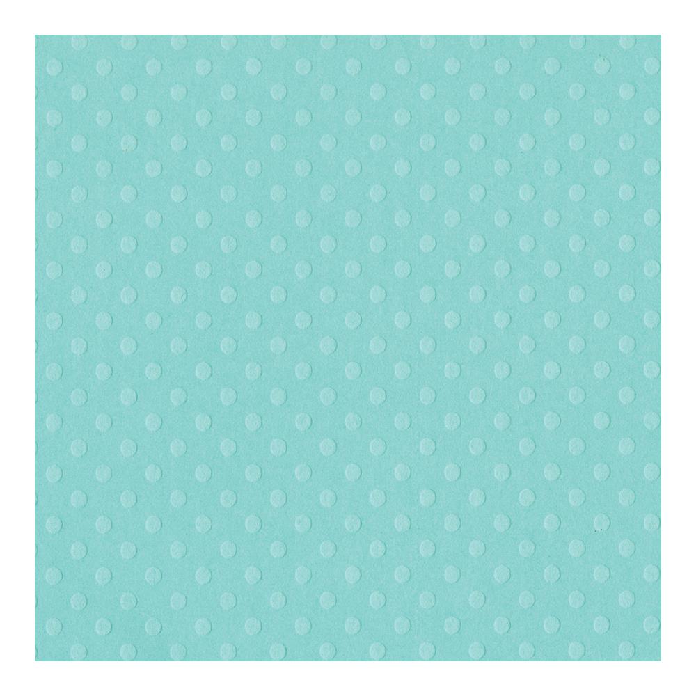 Bazzill Basics - 12x12 Dotted Swiss Cardstock - Julep - Scrappyroo