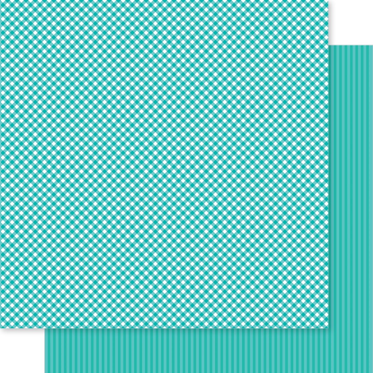 Bella Blvd - Besties - Gulf - 12" x 12" Scrapbook Paper - Scrappyroo