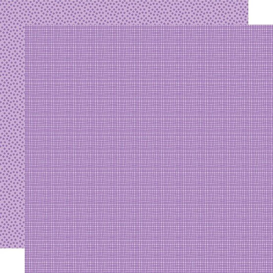 Bella Blvd - Besties - Plum - 12" x 12" Scrapbook Paper - Scrappyroo