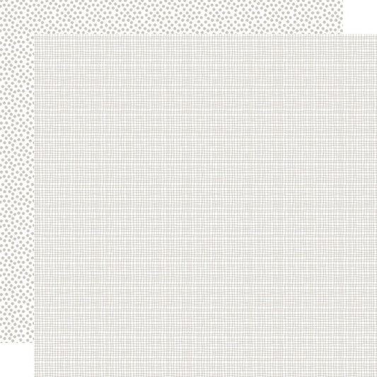 Bella Blvd - Besties - White - 12" x 12" Scrapbook Paper - Scrappyroo