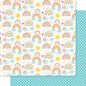 Bella Blvd - Just Because - A Great Day - 12" x 12" Scrapbook Paper - Scrappyroo