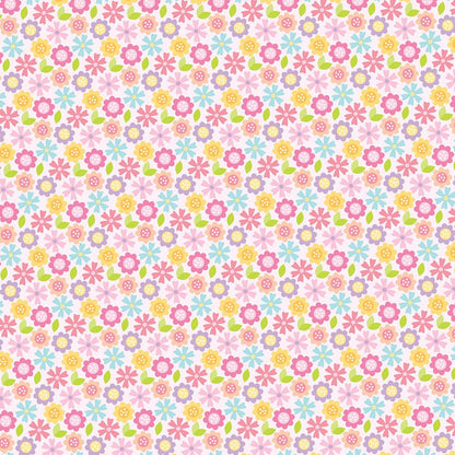 Bella Blvd - Just Because - Bloomin' Beauties - 12" x 12" Scrapbook Paper - Scrappyroo