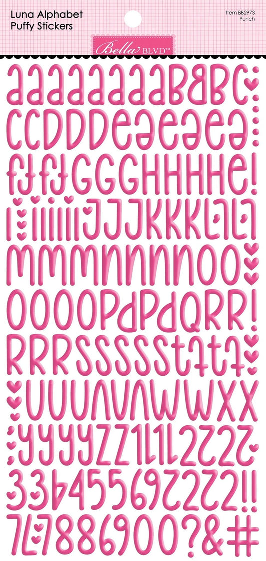 Bella Blvd - Luna Alphabet - Punch (Pink) - Scrappyroo