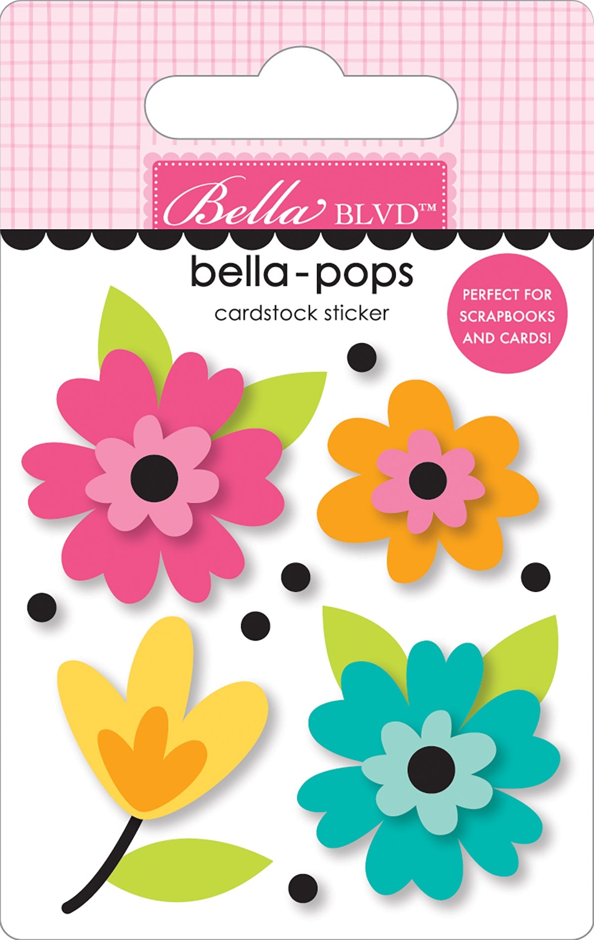 Bella Blvd - Teen Vibe Caitlyn - Bella Pops Cardstock Stickers - Scrappyroo