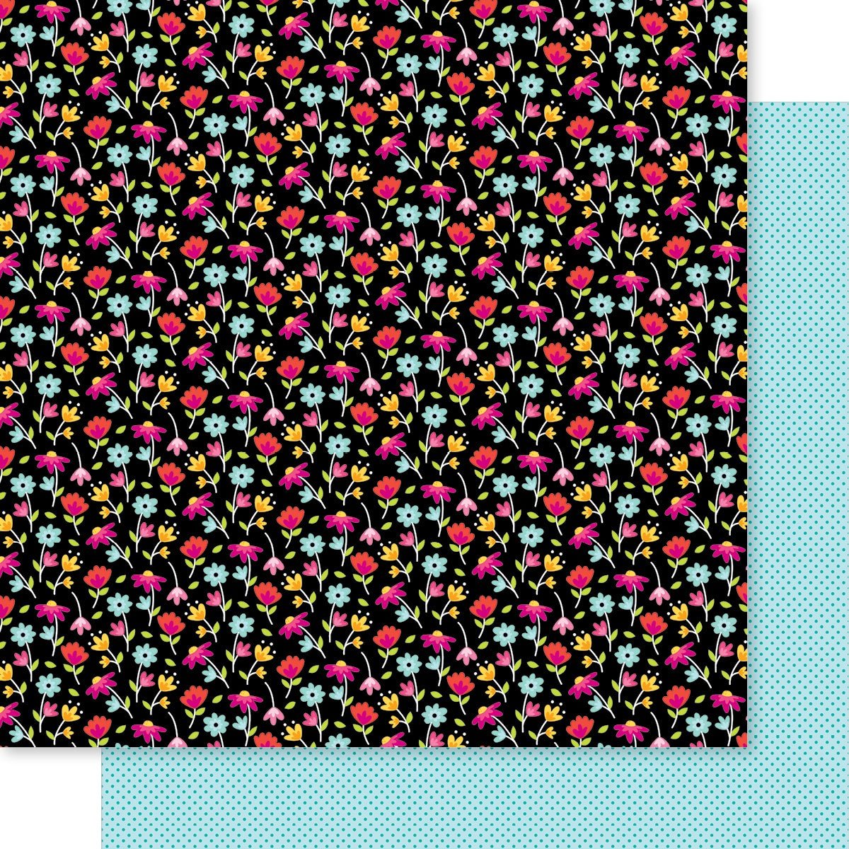 Bella Blvd - Teen Vibe Caitlyn - Sass - 12" x 12" Scrapbook Paper - Scrappyroo