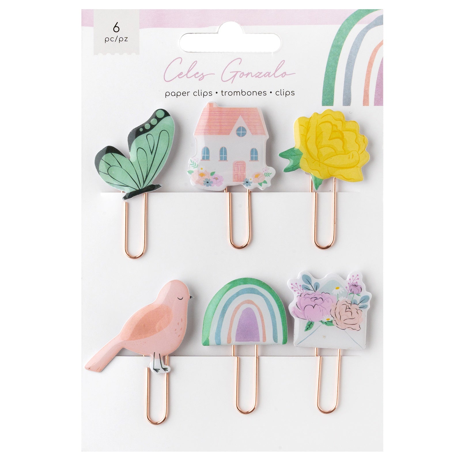 Celes Gonzalo - Rainbow Avenue - Paper Clips - Scrappyroo