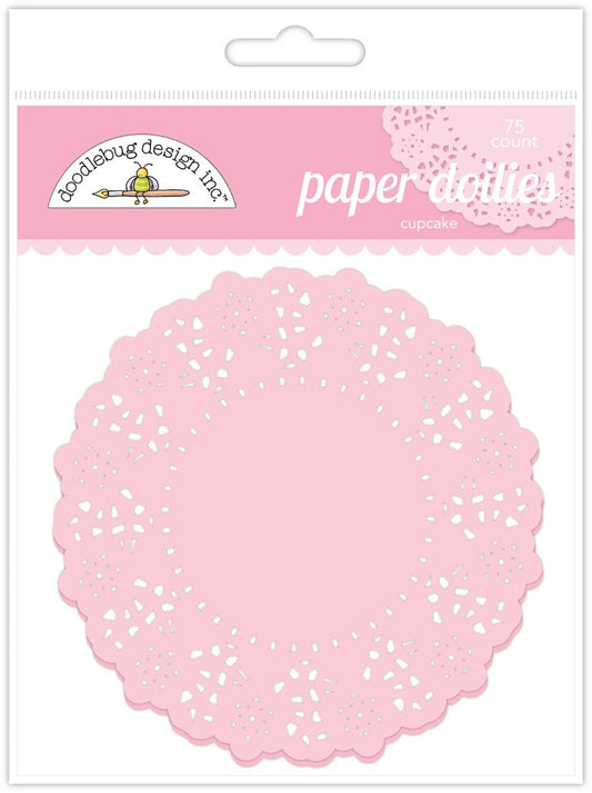 Doodlebug Design - Paper Doilies - Cupcake - Scrappyroo