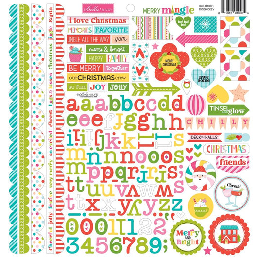 Bella Blvd - Merry Mingle - Doohickey Cardstock Stickers