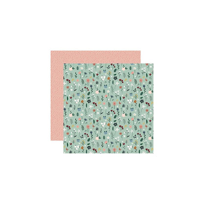 Echo Park - Let's Create - Stash of Stems - 12" x 12" Scrapbook Paper