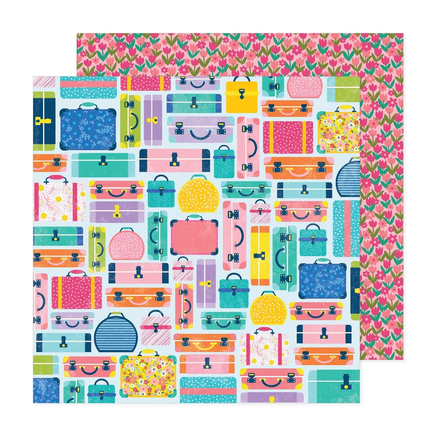 Paige Evans - Adventurous - Paper 3 - 12" x 12" Scrapbook Paper - Scrappyroo