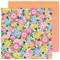 Paige Evans - Garden Shoppe - Paper 2 - 12" x 12" Scrapbook Paper - Scrappyroo