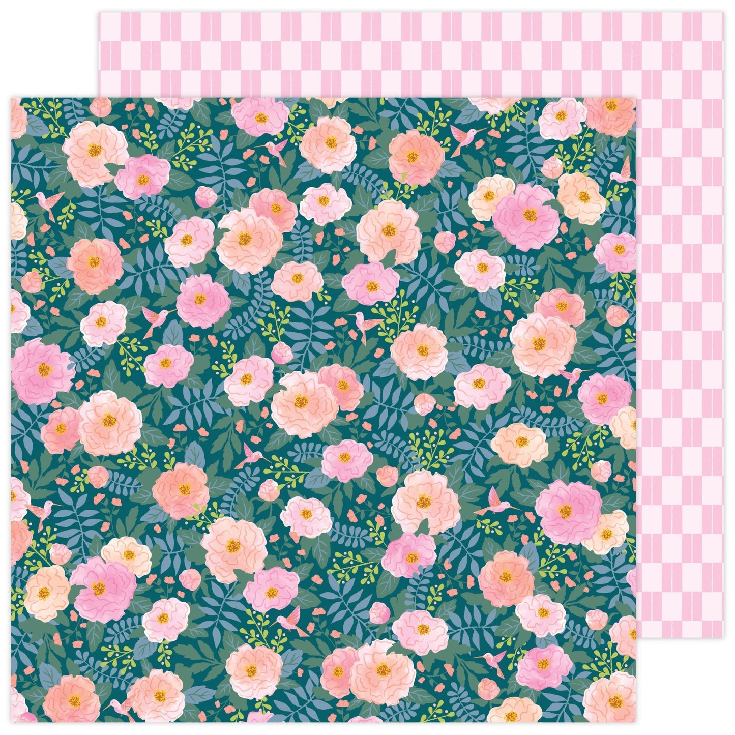 Paige Evans - Garden Shoppe - Paper 20 - 12" x 12" Scrapbook Paper - Scrappyroo